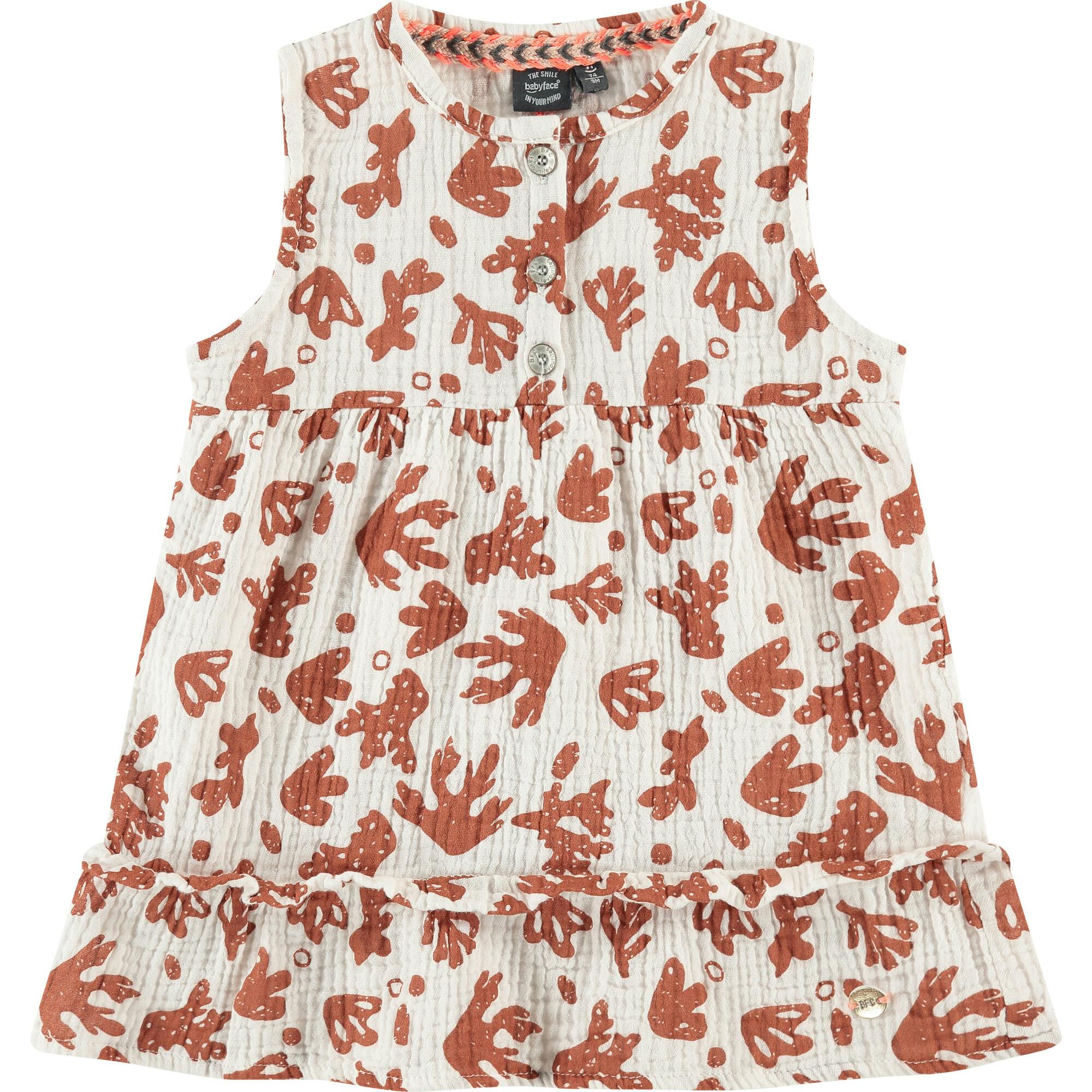 Flutter Cap Sleeves Gauze Ruffle Hem Dress