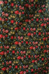 Annalise Dress in Obsidian Vintage Poppies