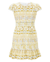 Lara Embroidered Mini Dress