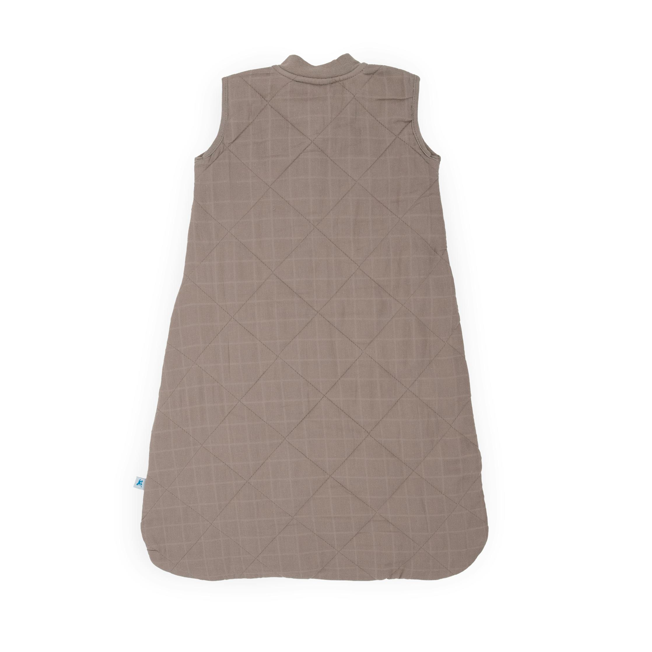 Cotton Muslin Quilted Sleep Bag - Mocha