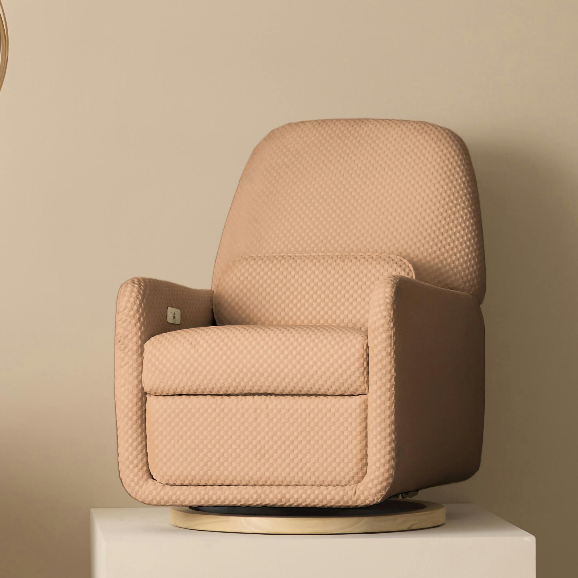 Arc Electronic Recliner & Swivel Glider With USB Port