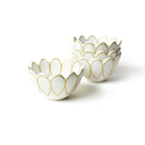 Gold Scallop Small Bowl