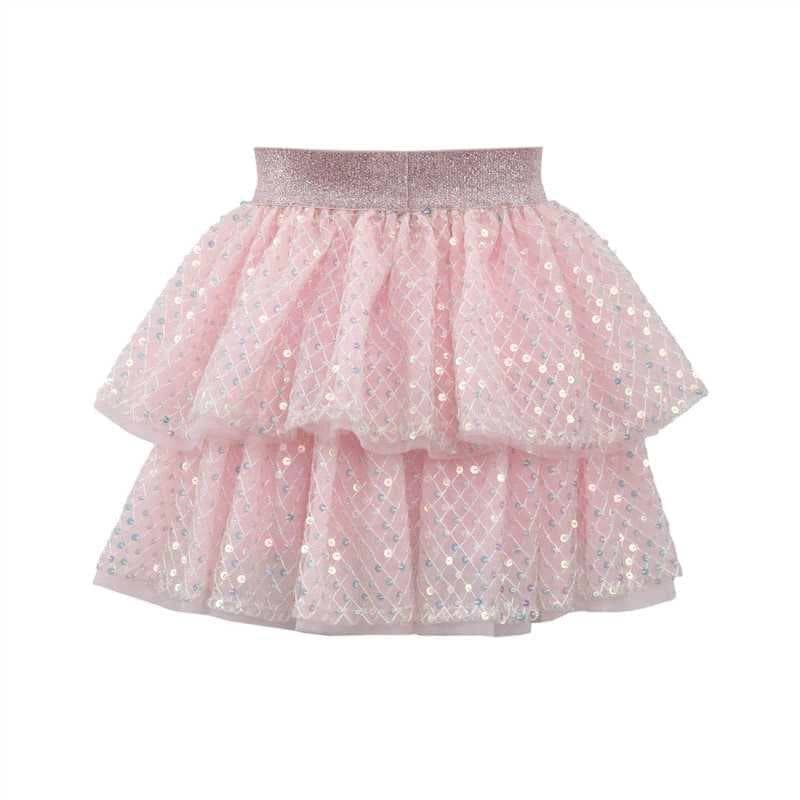 Sequin Party Tiered Skirt