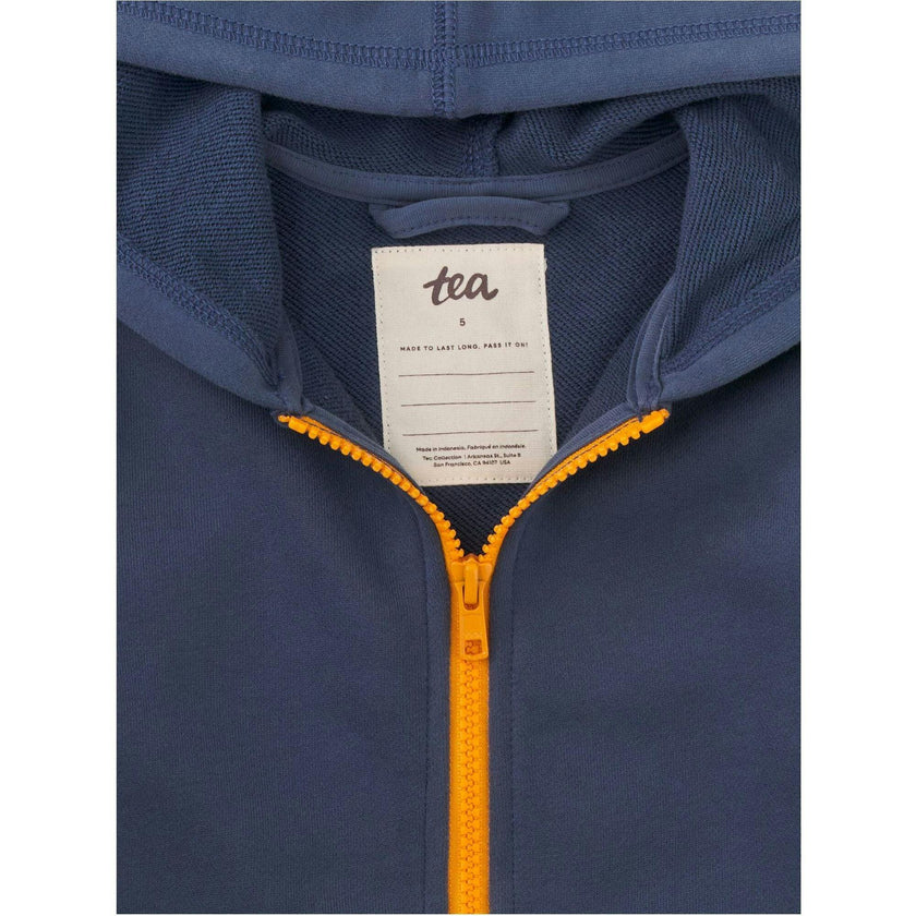Lightning Sleeve Hoodie, Blue