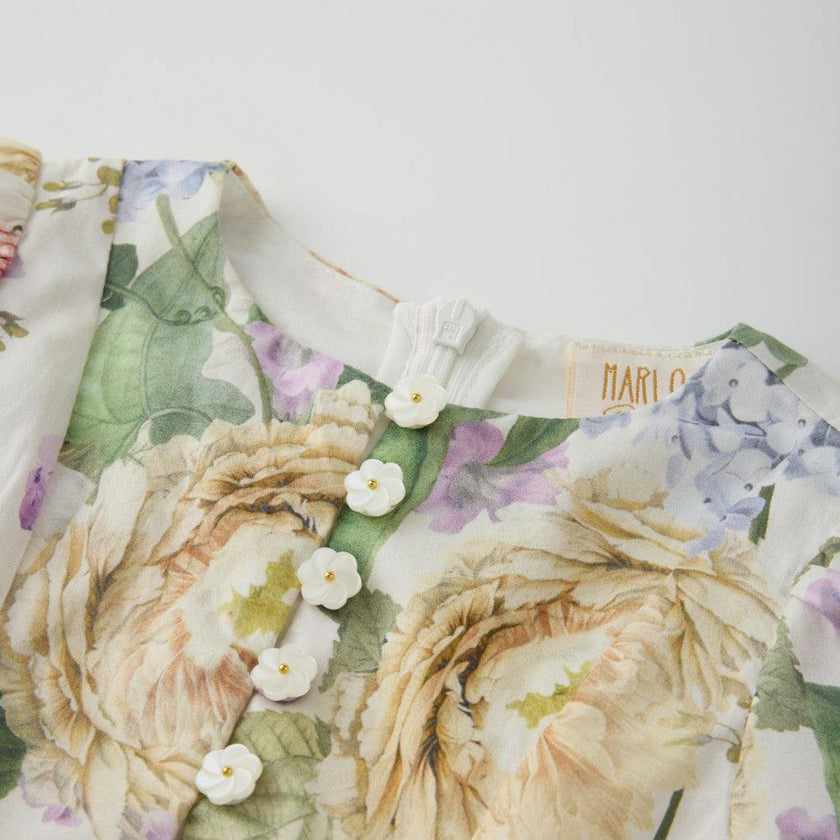 Seraphina Sleeve Cotton Mini Dress (Baby)
