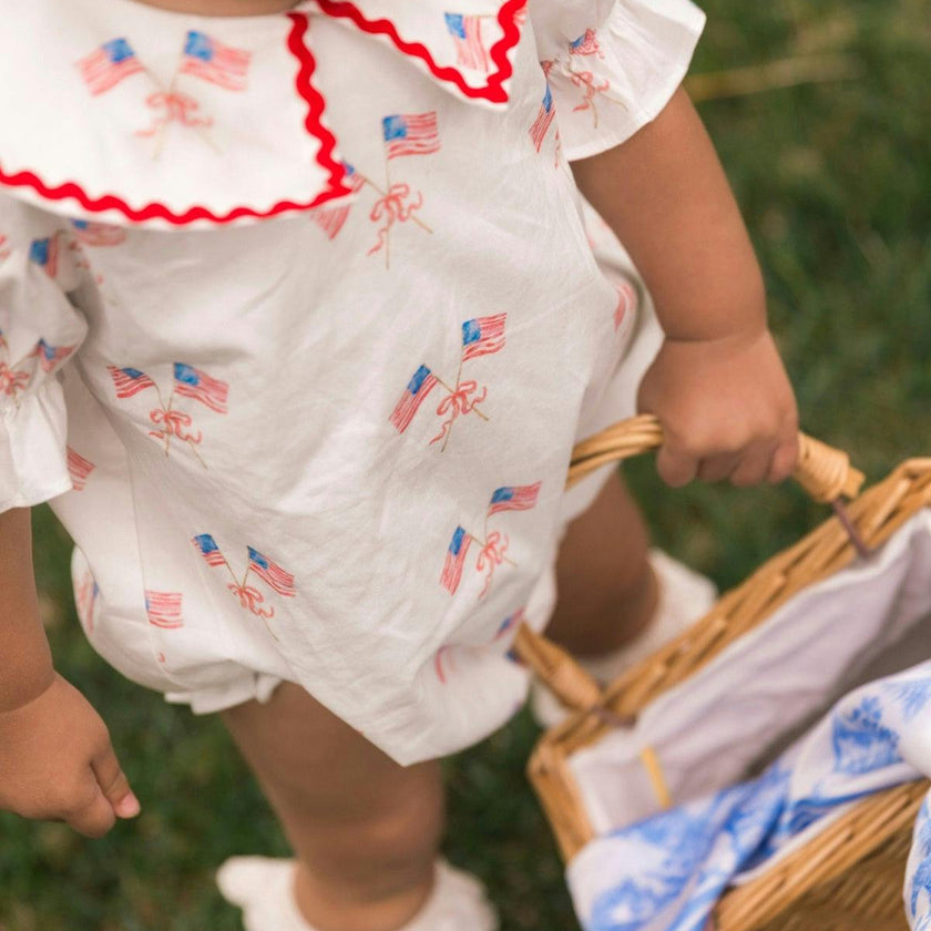 Baby Maisy Romper in Star Spangled