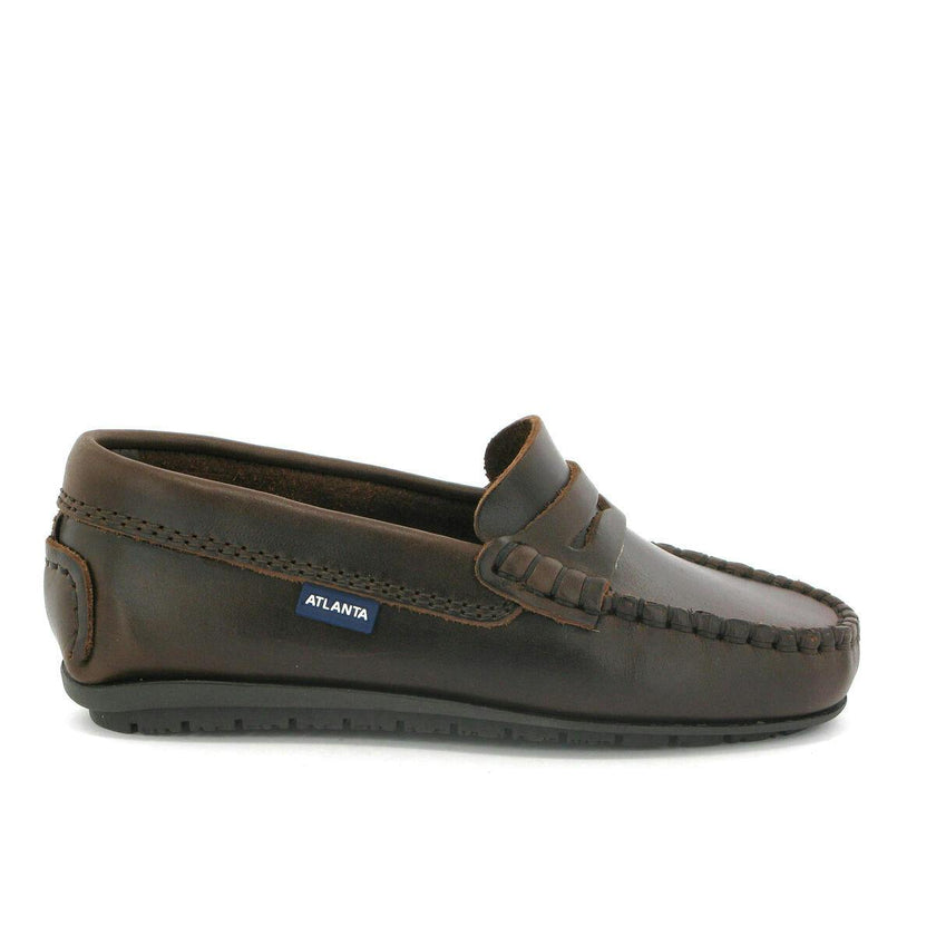 Penny Mocassins, Dark Brown Pull Up Leather