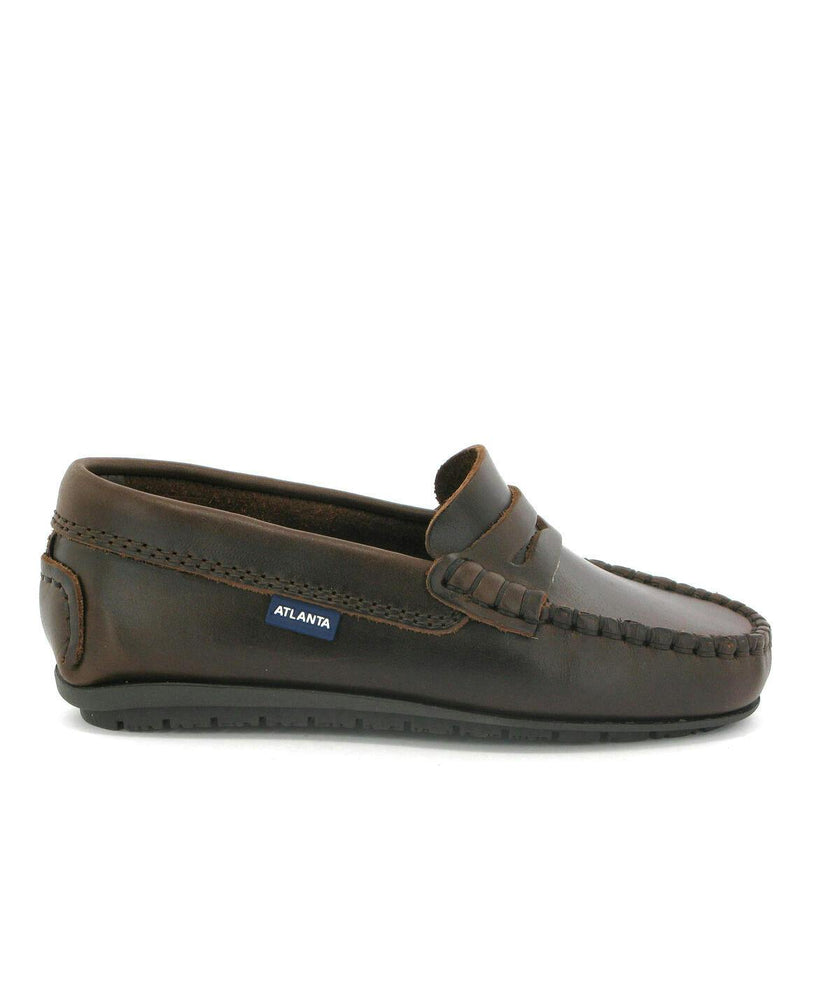 Penny Mocassins, Dark Brown Pull Up Leather