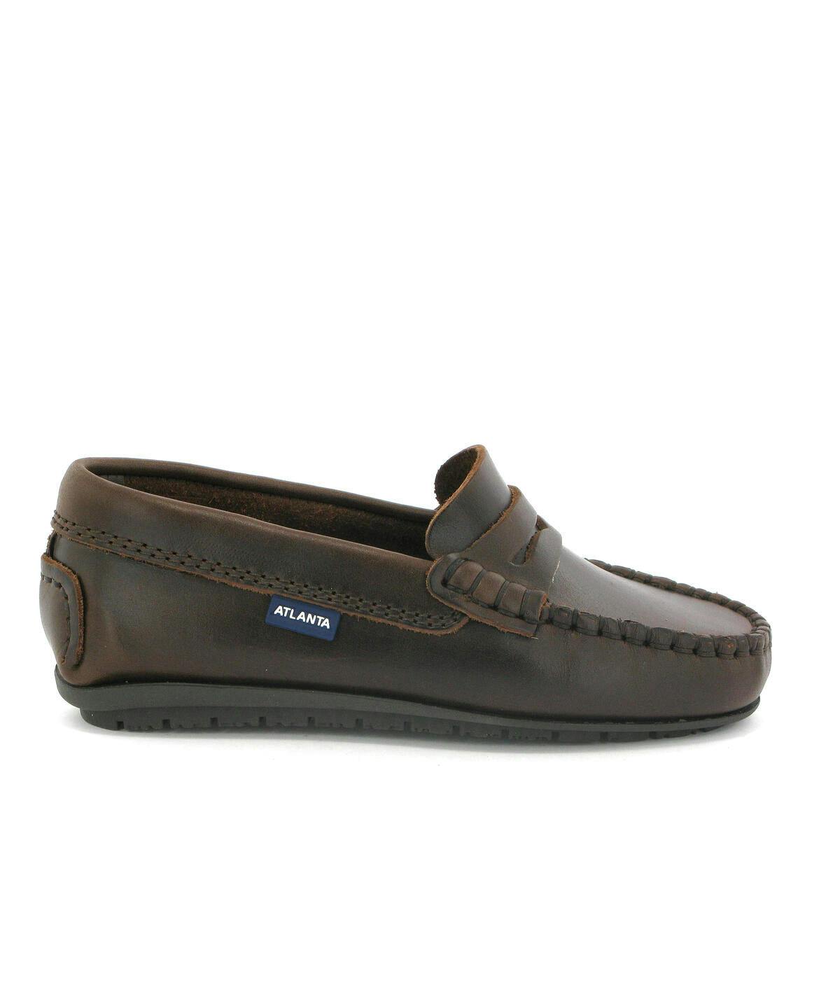 Penny Mocassins, Dark Brown Pull Up Leather