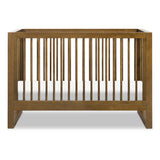 Nantucket 3-in-1 Convertible Crib w/Toddler Bed Conversion Kit in Natural Walnut