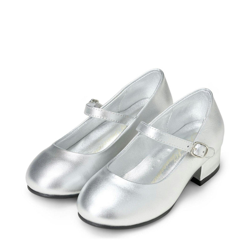 Sabine Leather Silver Shoes