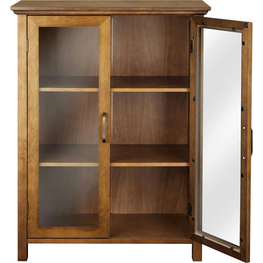 Avery Wooden 2 Door Floor Cabinet with Storage