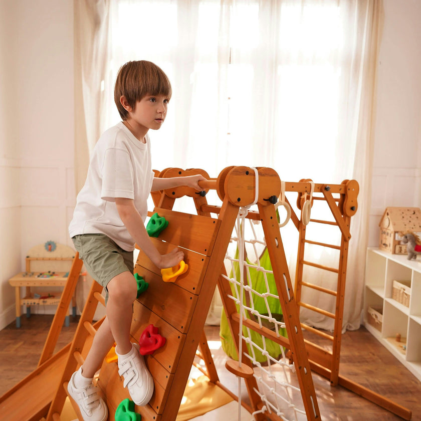 Chestnut | Outdoor & Indoor Foldable Jungle Gym