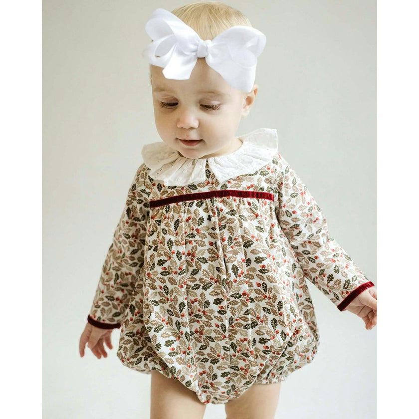 Fall Acorns Bubble Romper