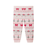 Infant (9-24M) Girls 3-Piece Sweater Set | Festive Bows & Hearts