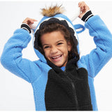 Wild Thing Fleece Jumpsuit, Blue