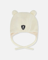 Lined Baby Sherpa Hat with Ear Flaps
