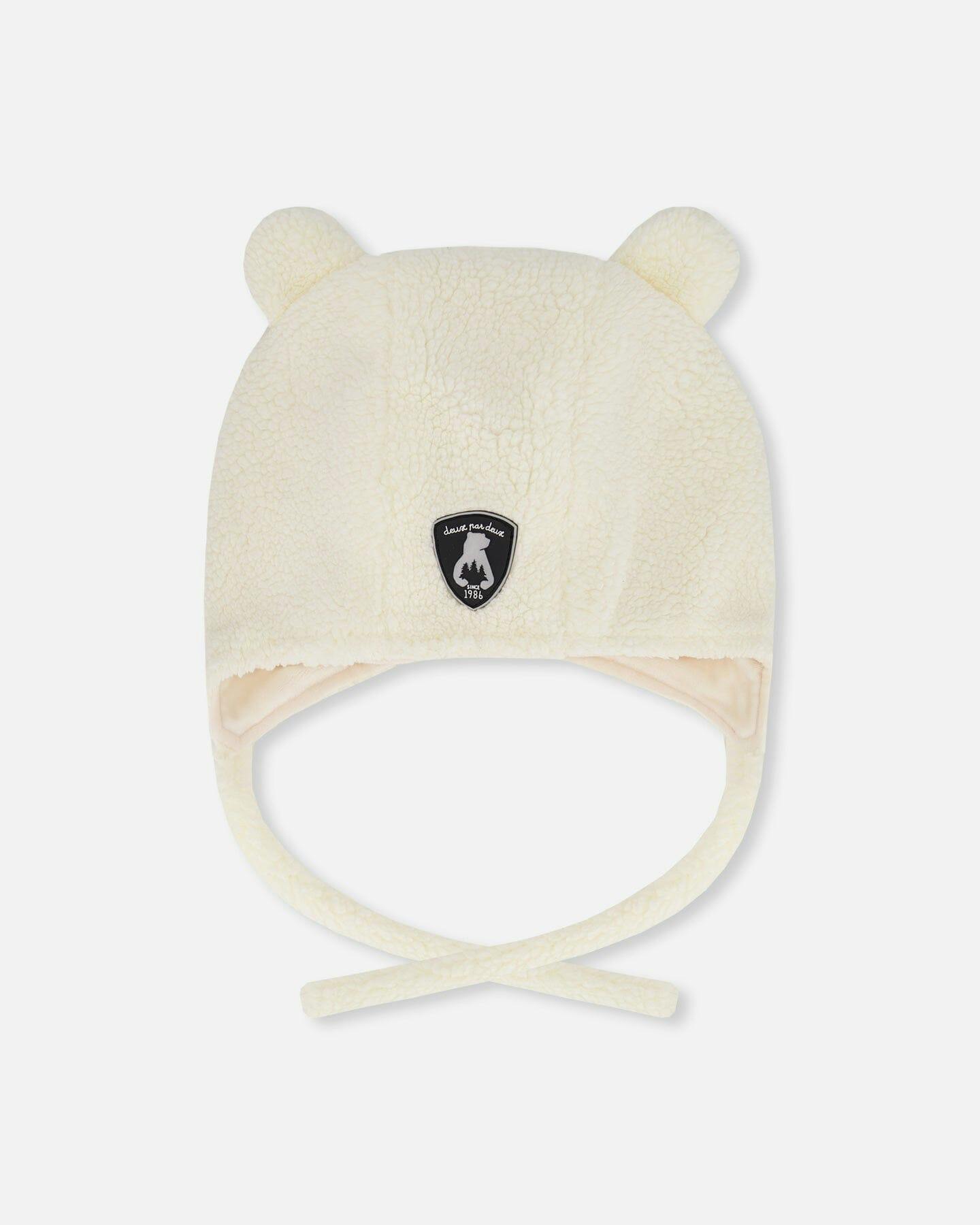 Lined Baby Sherpa Hat with Ear Flaps