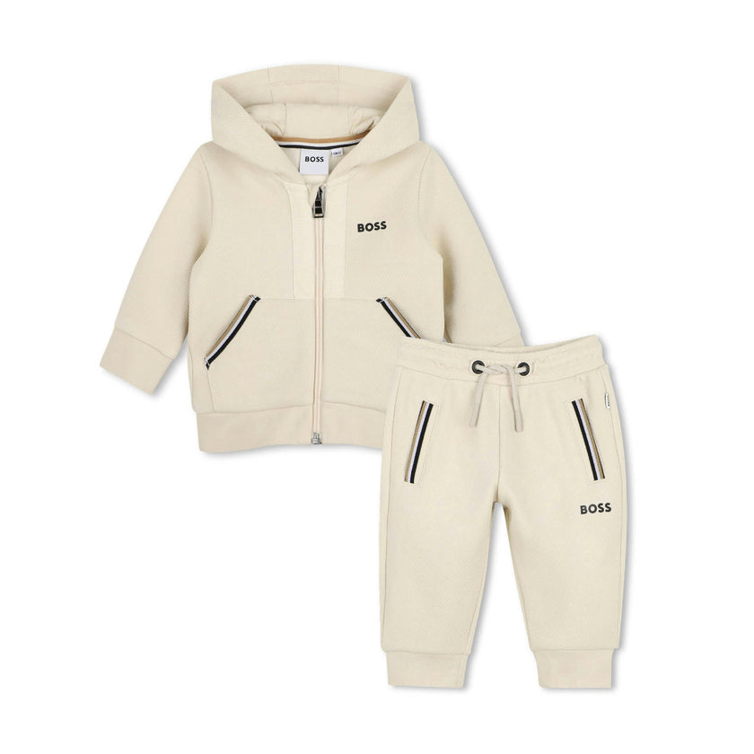 Beige Tracksuit Set