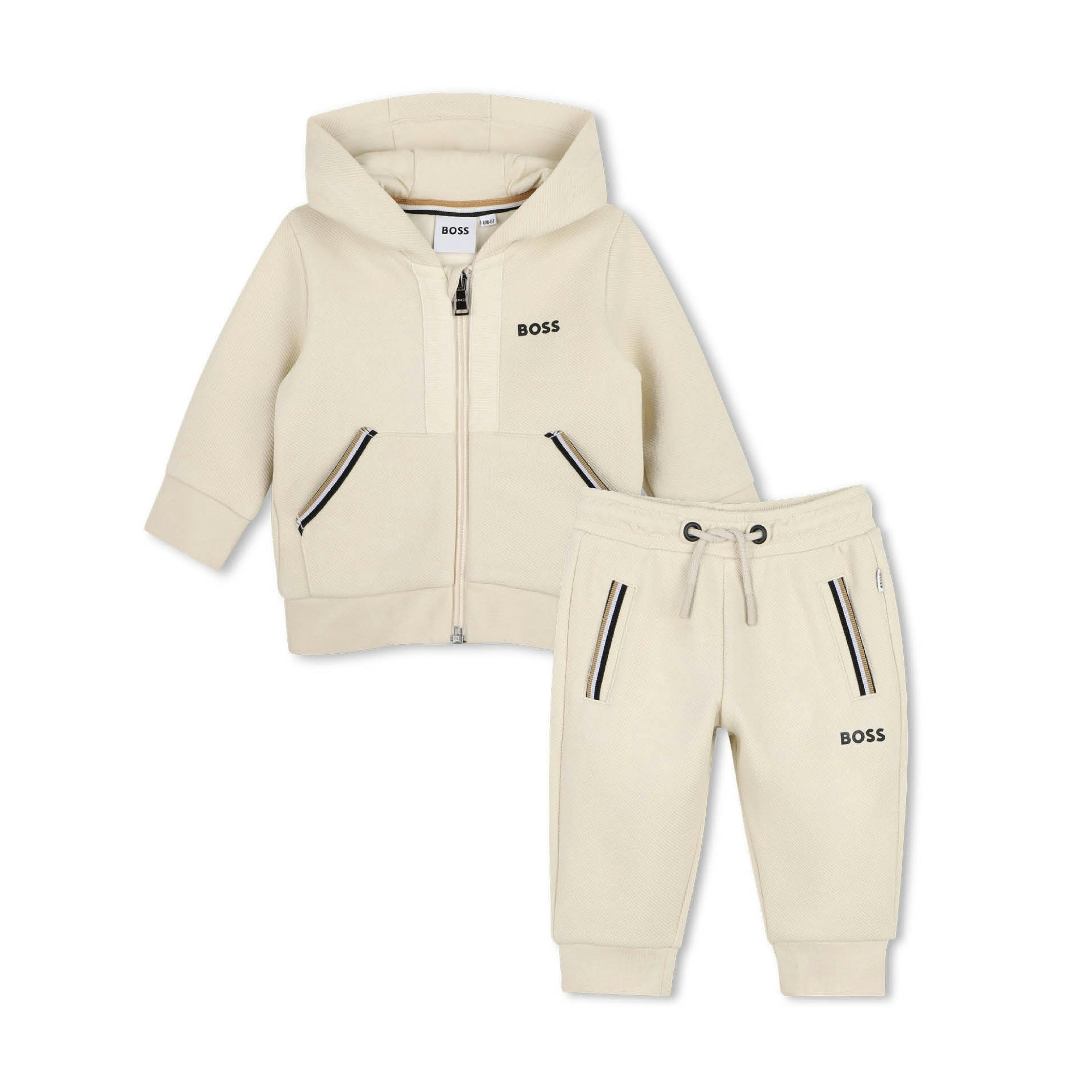 Beige Tracksuit Set