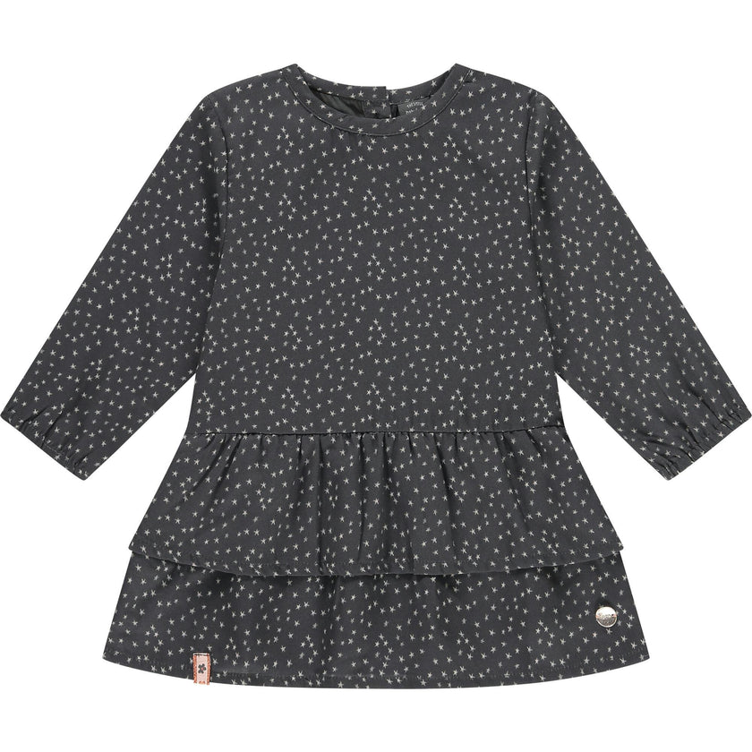 Long Sleeve Printed Dress