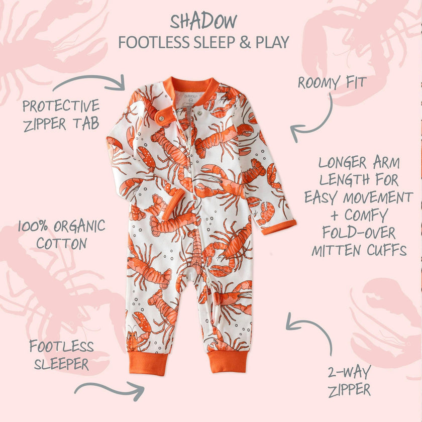 SHADOW Sleep & Play Baby Pajamas for Boys & Girls