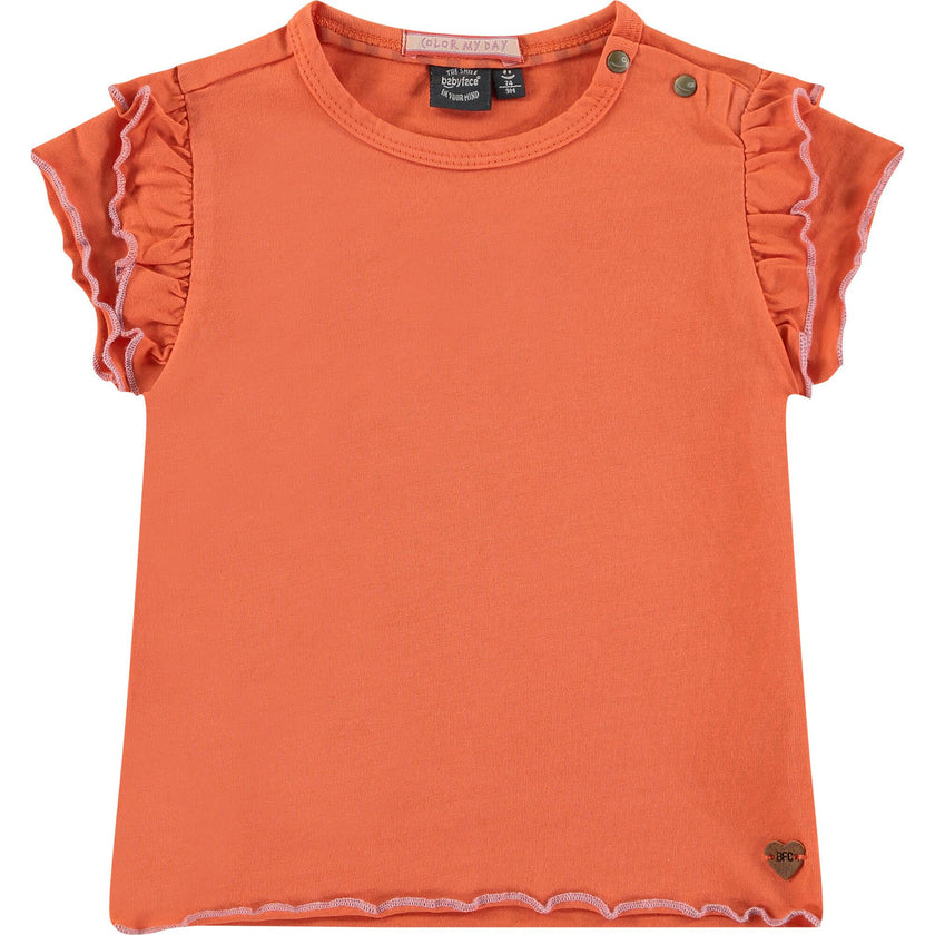 Double Lettuce Edge Sleeve T-Shirt