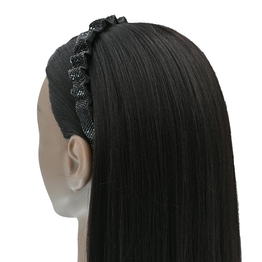 Multicolored Scrunched Rhinestone Headband
