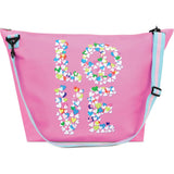PEACE AND LOVE WEEKENDER BAG