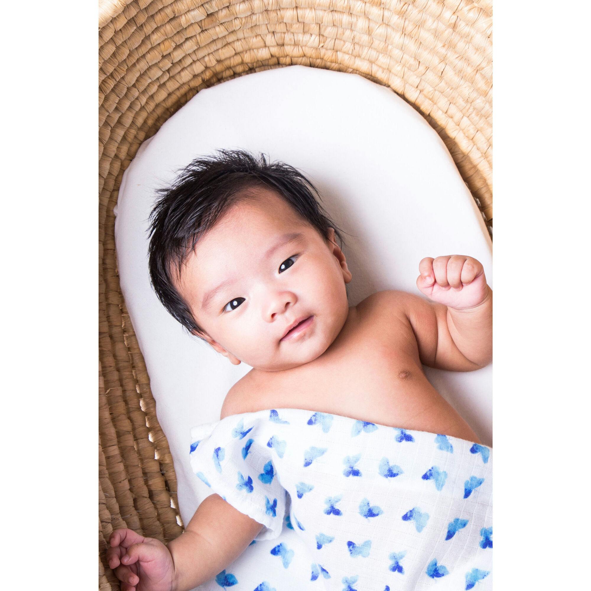 Organic Cotton Muslin Swaddle