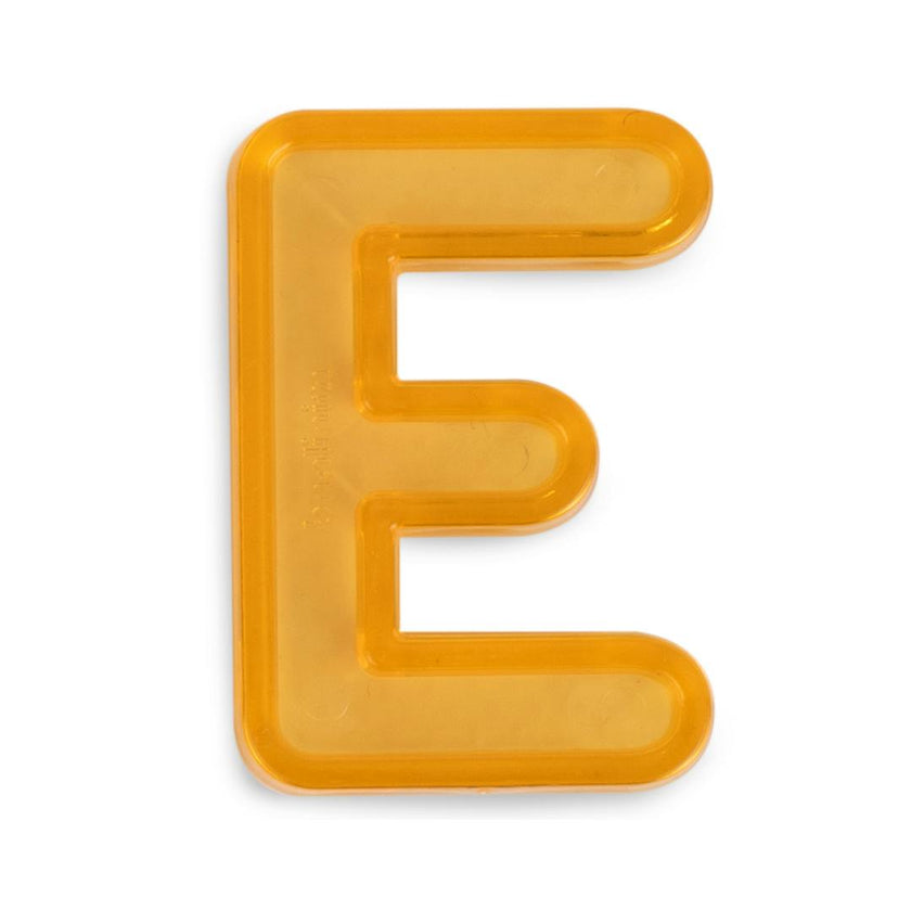 Translucent Uppercase Letters 76 pcs