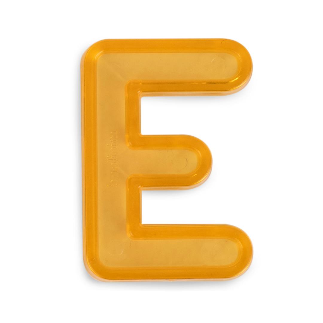 Translucent Uppercase Letters 76 pcs