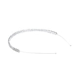 Silver Crystal Row Headband