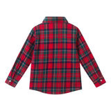 Kids 4-Piece Sweater Vest Set | Holiday Plaid