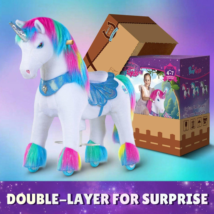 Model Y® Unicorn Ride-On Toy Age 4–7 – Rainbow