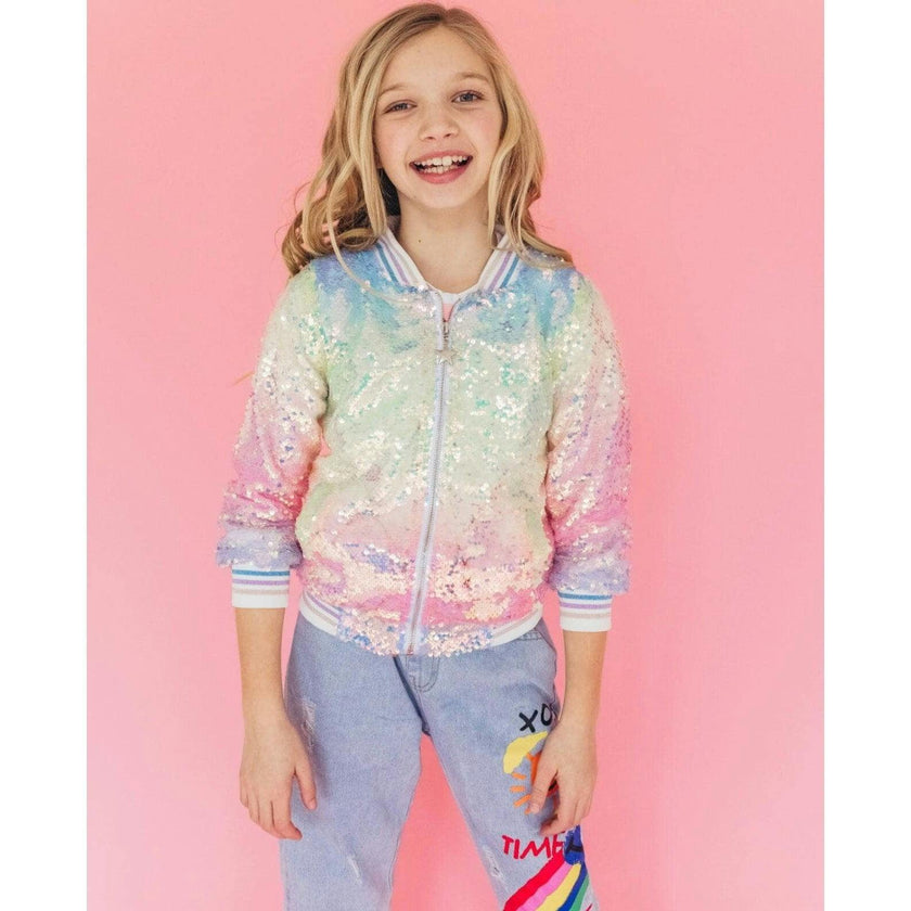 Icy Ombre Sequin Jacket