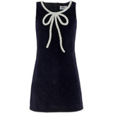 Velvet Bow Princess Dress