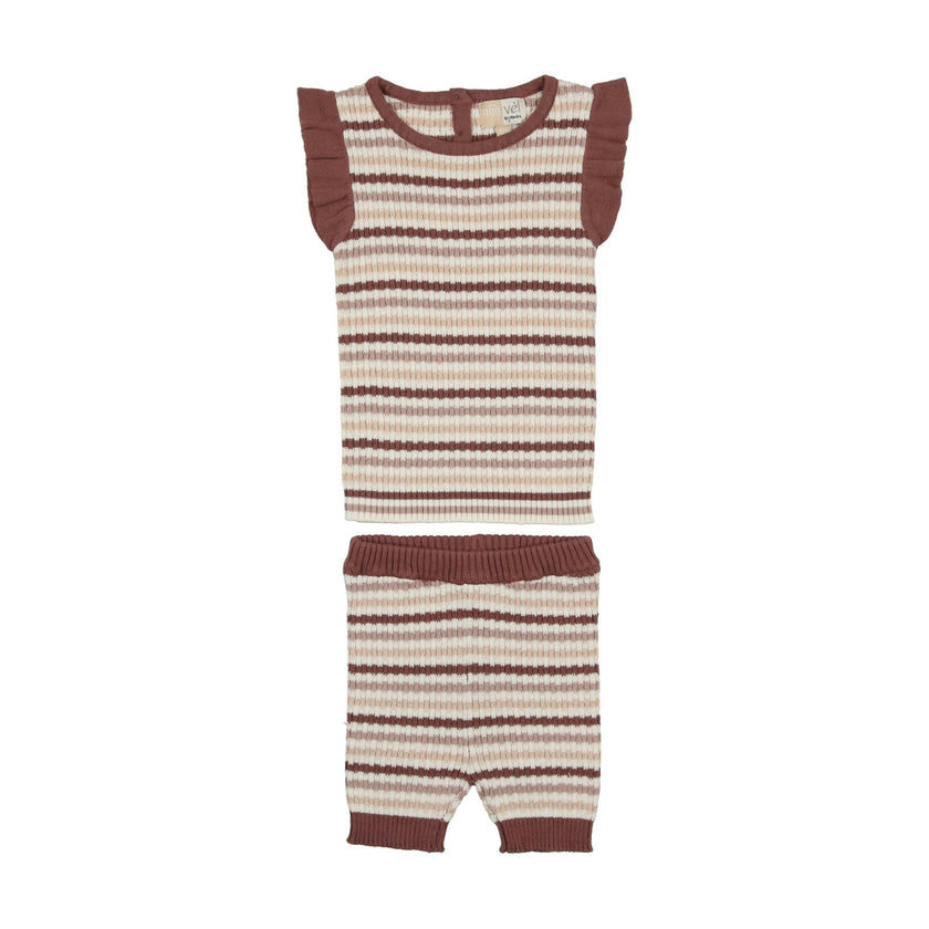Ruffle Stripe 2Pc Set