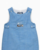 Baby Archie Romper in Steam Train