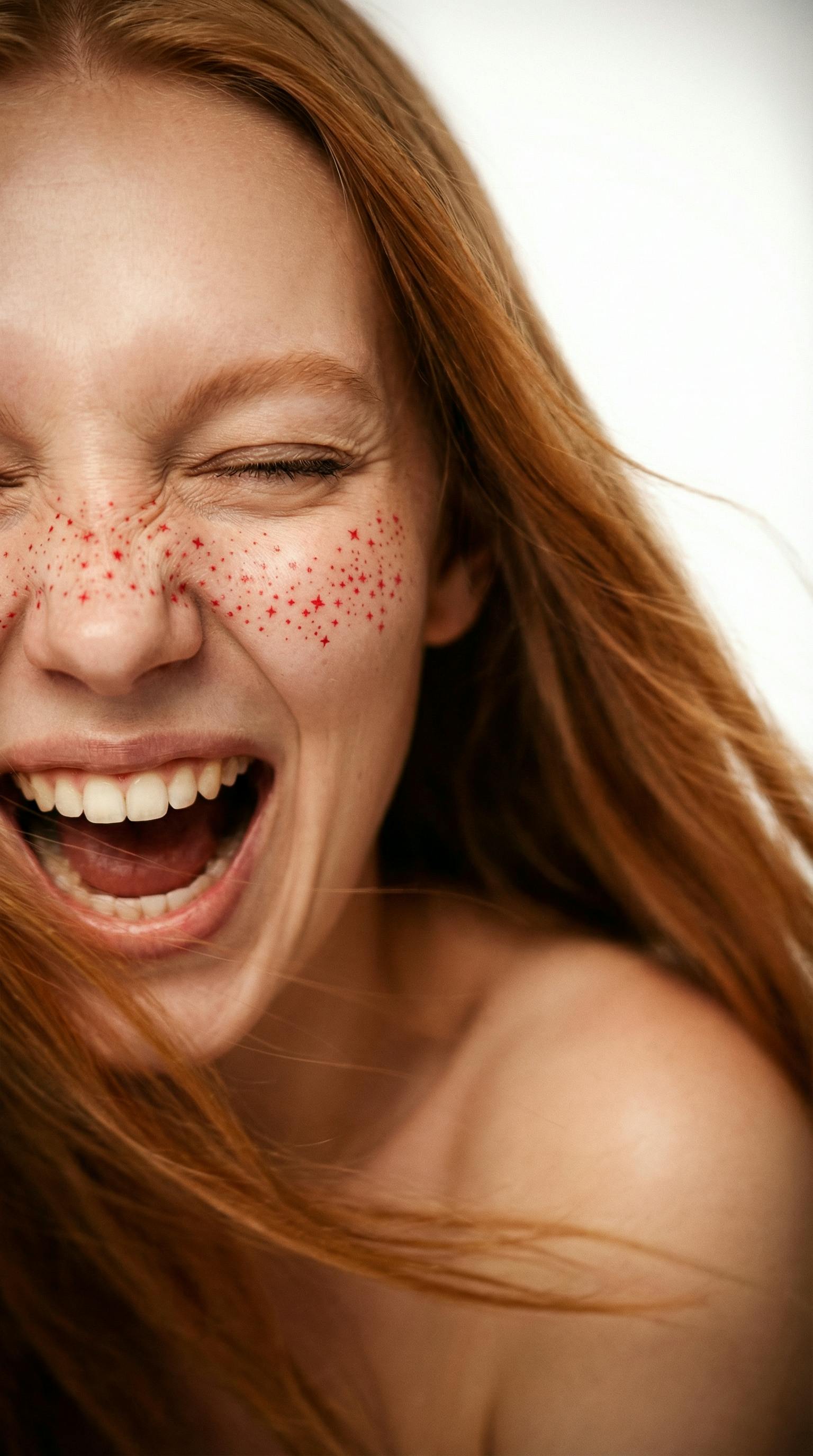Red Spirit Speckles Makeup Patches - Team Spirit Collection