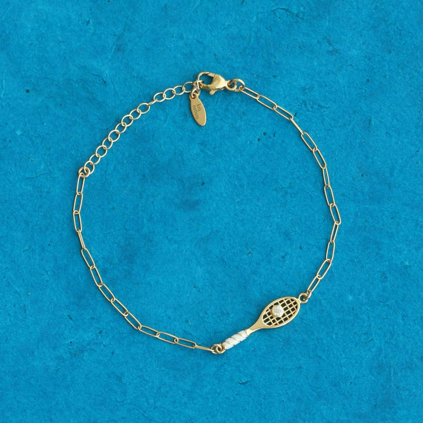 Tennis Racket Bracelet