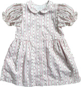 Charlotte Dress | Holiday Dot Stripe