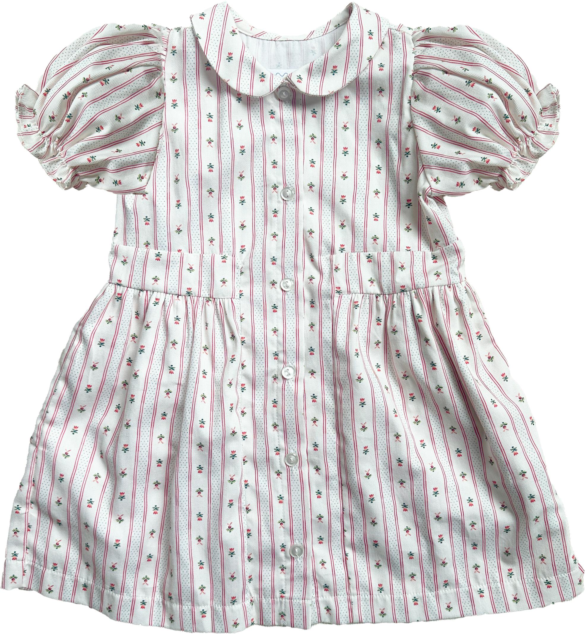 Charlotte Dress | Holiday Dot Stripe