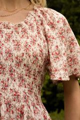 Jovie Dress in Ivory Heritage Rose