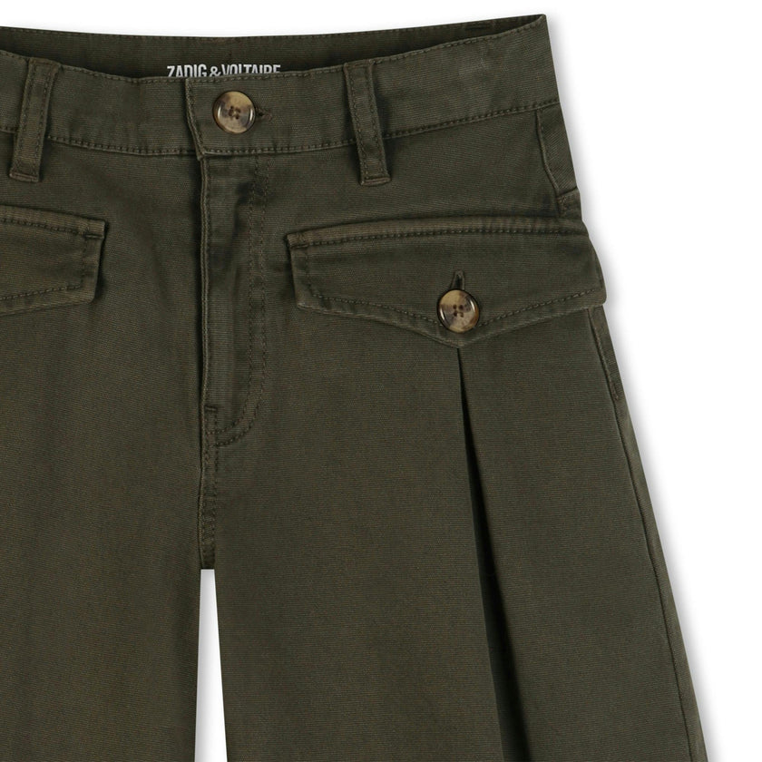 ZADIG & VOLTAIRE Pleat Shorts - Olive Night