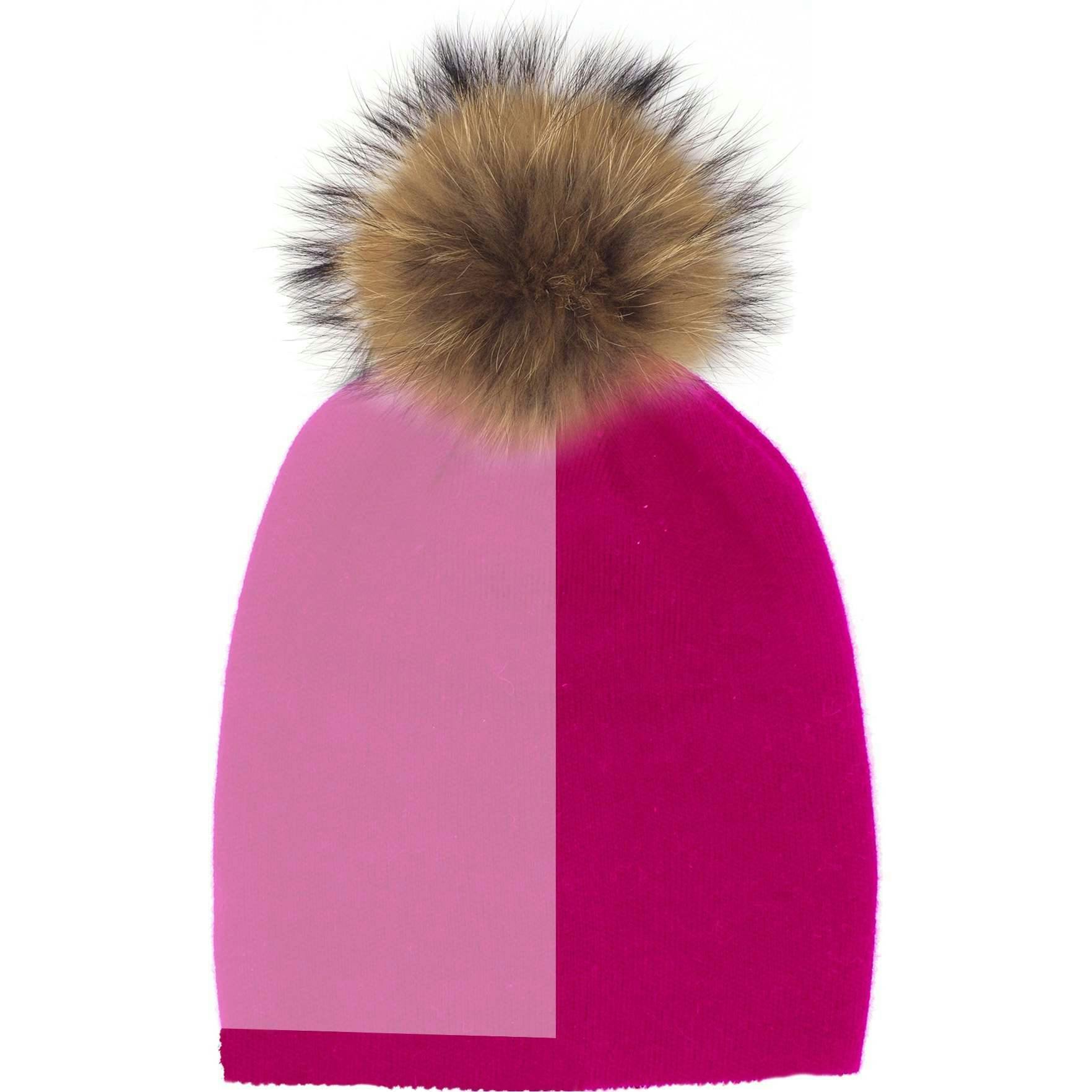 Color Block Knit Hat (Snap On Pom Sold Separately)