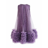 Purple Serenata Glitter Tulle Dress