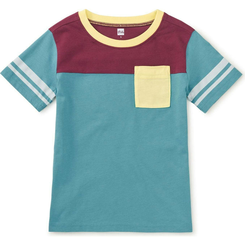Sporty Pocket Tee, Blue