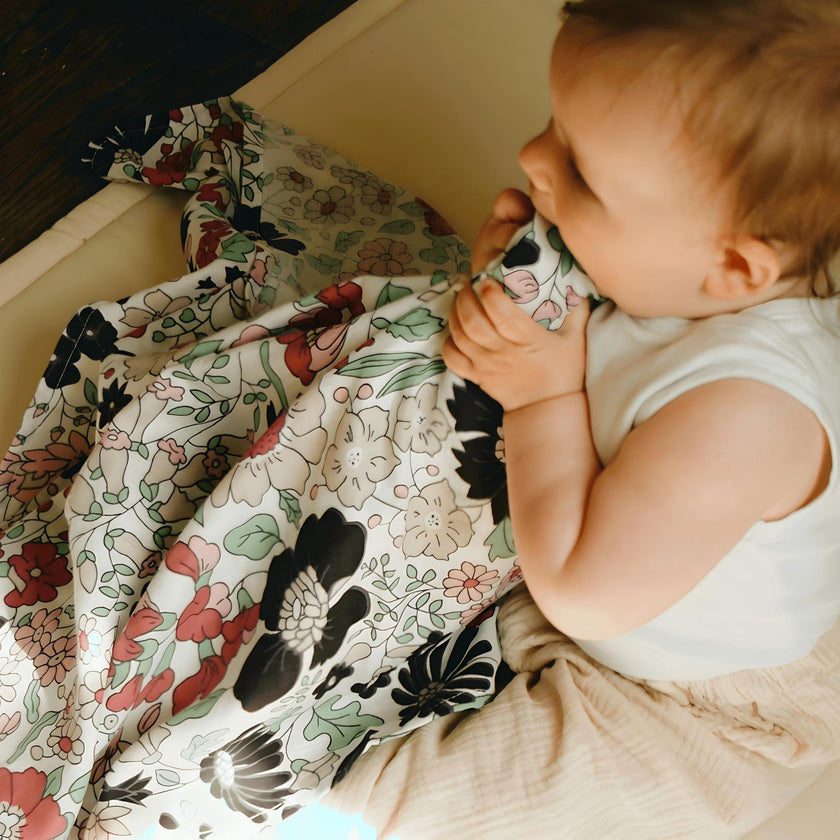 ETTA LOVES x LIBERTY – Sensory XL Muslin Swaddle - 5-12 months