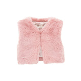 Pink Faux Fur Vest